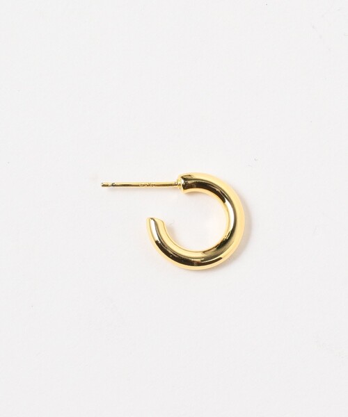 BEAMS（ビームス）の「BEAMS / フープ ピアス ゴールド Silver925（ピアス（片耳用）・メンズ・ゴールド・ONE SIZE）」の3枚目の写真