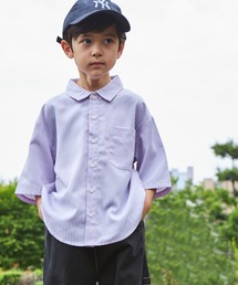 PAIRMANON STREET | 【PAIRMANON STREET】マルチストライプ半袖シャツ(シャツ/ブラウス)