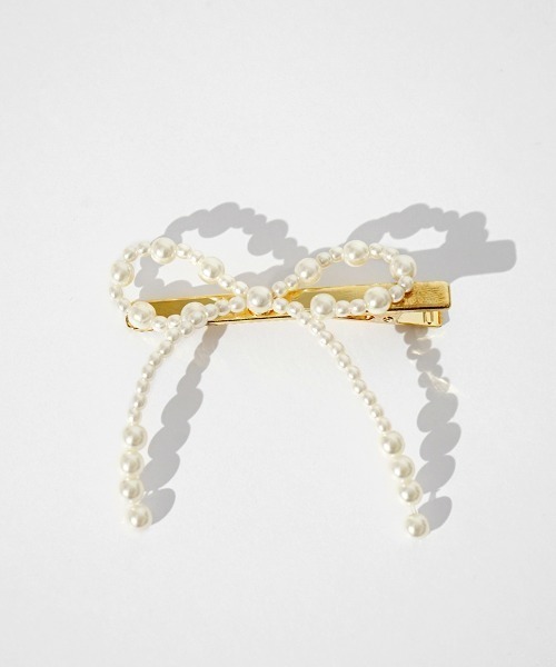 flower（フラワー）の「パールリボンクリップ（バレッタ/ヘアクリップ・レディース・A/B・FREE）」の18枚目の写真