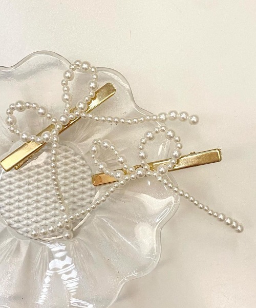 flower（フラワー）の「パールリボンクリップ（バレッタ/ヘアクリップ・レディース・A/B・FREE）」の19枚目の写真