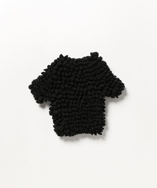nemne store(ネンネストア)の「ぽこぽこシアーTシャツ(Tシャツ/カットソー・レディース・ピンク/ブラック/オフホワイト・フリー)」の17枚目の写真