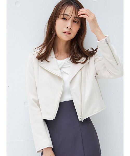 MERCURYDUO(マーキュリーデュオ)の「ツイステッドリブニット(ニット/セーター・レディース・パープル/オフホワイト/ブラック・FREE)」の11枚目の写真