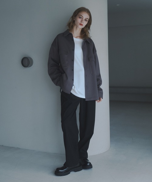 DOOPZ（ドープス）の「HEAVY PUNCH CPO JACKET - ヘビーポンチCPOジャケット（その他アウター・メンズ・ブラック/チャコールグレー・SMALL/MEDIUM/LARGE）」の19枚目の写真