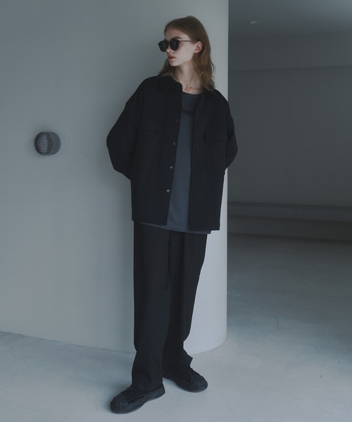 DOOPZ（ドープス）の「HEAVY PUNCH CPO JACKET - ヘビーポンチCPOジャケット（その他アウター・メンズ・ブラック/チャコールグレー・SMALL/MEDIUM/LARGE）」の13枚目の写真