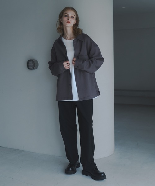 DOOPZ（ドープス）の「HEAVY PUNCH CPO JACKET - ヘビーポンチCPOジャケット（その他アウター・メンズ・ブラック/チャコールグレー・SMALL/MEDIUM/LARGE）」の18枚目の写真