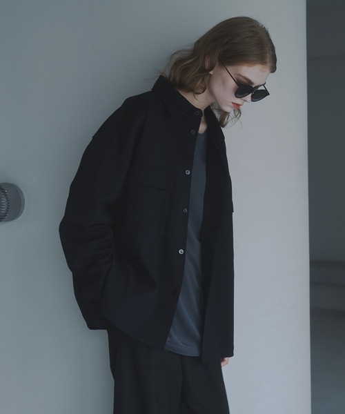 DOOPZ（ドープス）の「HEAVY PUNCH CPO JACKET - ヘビーポンチCPOジャケット（その他アウター・メンズ・ブラック/チャコールグレー・SMALL/MEDIUM/LARGE）」の7枚目の写真