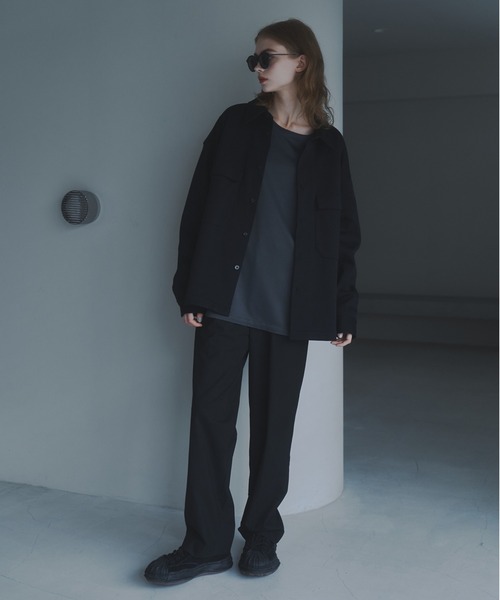 DOOPZ（ドープス）の「HEAVY PUNCH CPO JACKET - ヘビーポンチCPOジャケット（その他アウター・メンズ・ブラック/チャコールグレー・SMALL/MEDIUM/LARGE）」の12枚目の写真