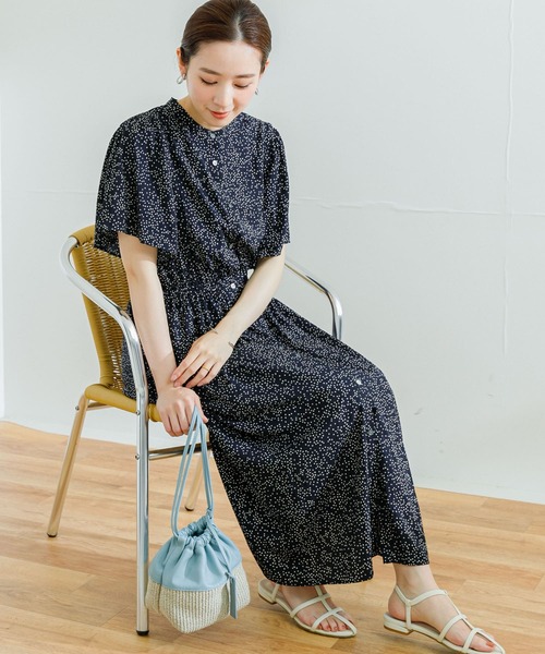 Chloé フレアスリーブ ワンピース バイカラーフレアスリーブロングワンピース – ABITOKYO （ アビ