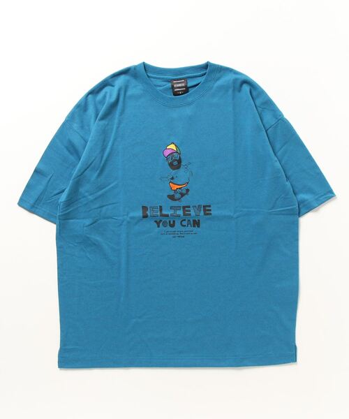 FUNALIVE(ファンアライブ)の「bearded man 刺繍 半袖Tシャツ(Tシャツ/カットソー・メンズ・その他3/その他4/D/ピンク/杢グレー・M/L/LL)」の4枚目の写真