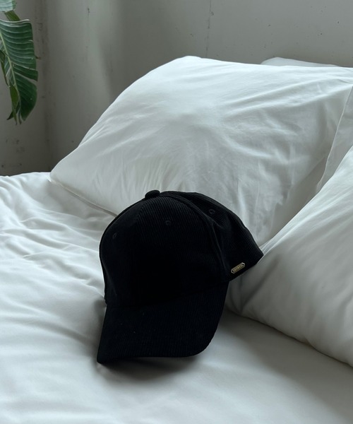 Doux archives(ドゥアルシーヴ)の「コーデュロイキャップ(キャップ・レディース・ブラウン/ピンク/ブラック・FREE)」の11枚目の写真