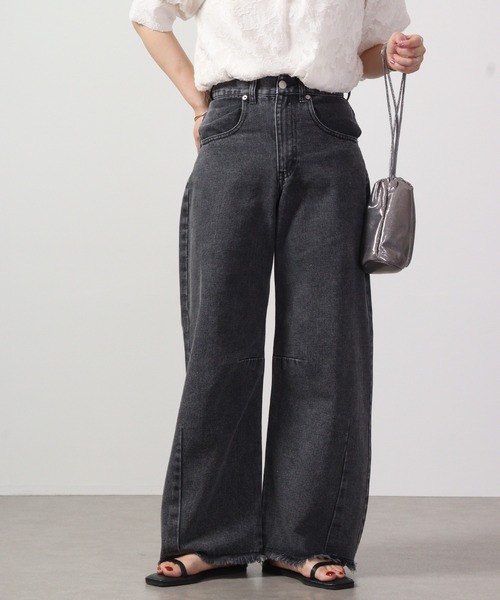 Blasty(ブラスティー)の「BLASTY カーブデニム(デニムパンツ・レディース・ブラック/サックスブルー/ライトブルー・M)」の5枚目の写真