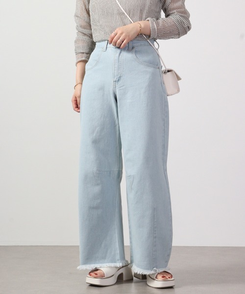 Blasty(ブラスティー)の「BLASTY カーブデニム(デニムパンツ・レディース・ブラック/サックスブルー/ライトブルー・M)」の13枚目の写真