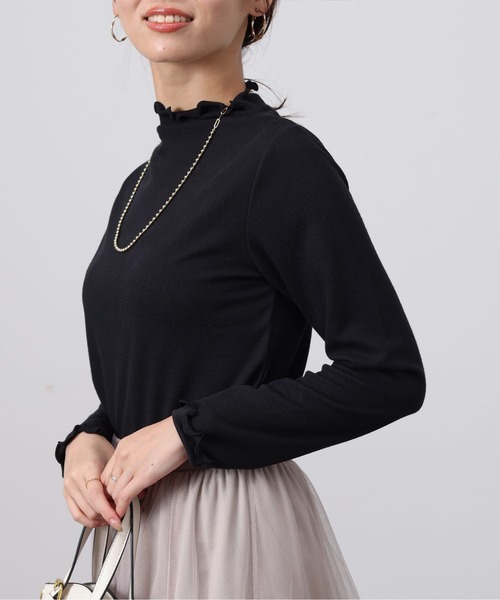 Chez toi（シェトワ）の「メロー長袖T（Tシャツ/カットソー・レディース・オフホワイト/アイボリー/ブルー/ブラック・FREE）」の4枚目の写真