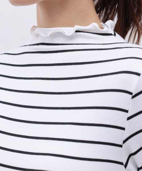 Chez toi（シェトワ）の「メロー長袖T（Tシャツ/カットソー・レディース・オフホワイト/アイボリー/ブルー/ブラック・FREE）」の14枚目の写真