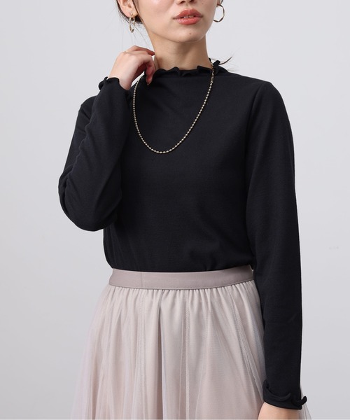 Chez toi（シェトワ）の「メロー長袖T（Tシャツ/カットソー・レディース・オフホワイト/アイボリー/ブルー/ブラック・FREE）」の21枚目の写真