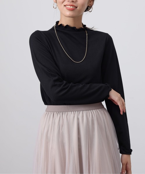 Chez toi（シェトワ）の「メロー長袖T（Tシャツ/カットソー・レディース・オフホワイト/アイボリー/ブルー/ブラック・FREE）」の18枚目の写真