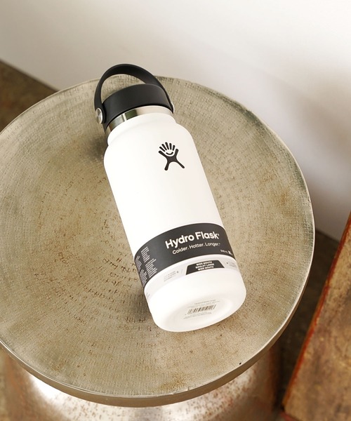 限定 ハイドロフラスク 32oz ストロー水筒 アイボリーローズゴールド Hydro Flask 32 Oz Wide Flex Straw Cap Bottle - Insulated