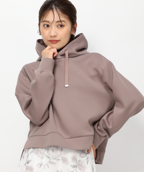 MISCH MASCH（ミッシュマッシュ）の「■2023秋冬新作■ダンボールニットプルオーバー/MM338203（パーカー・レディース・モカ/ライトブルー/ピンク/ブラック・M/S）」の3枚目の写真