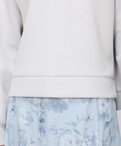 MISCH MASCH（ミッシュマッシュ）の「■2023秋冬新作■ダンボールニットプルオーバー/MM338203（パーカー・レディース・モカ/ライトブルー/ピンク/ブラック・M/S）」の16枚目の写真