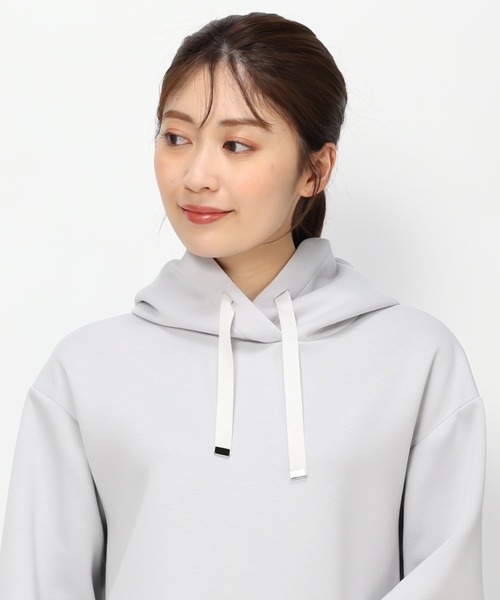 MISCH MASCH（ミッシュマッシュ）の「■2023秋冬新作■ダンボールニットプルオーバー/MM338203（パーカー・レディース・モカ/ライトブルー/ピンク/ブラック・M/S）」の13枚目の写真