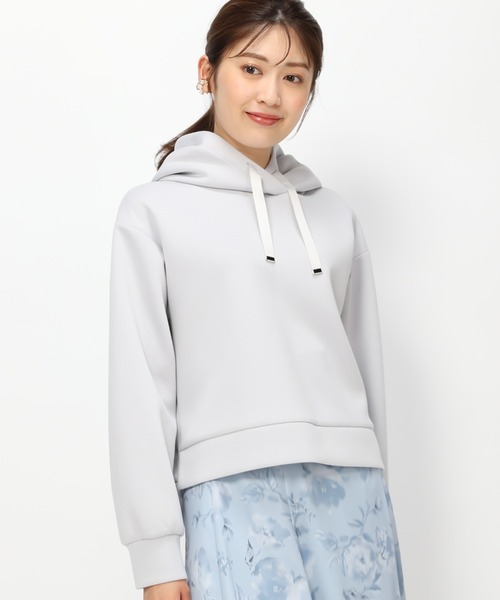 MISCH MASCH（ミッシュマッシュ）の「■2023秋冬新作■ダンボールニットプルオーバー/MM338203（パーカー・レディース・モカ/ライトブルー/ピンク/ブラック・M/S）」の11枚目の写真