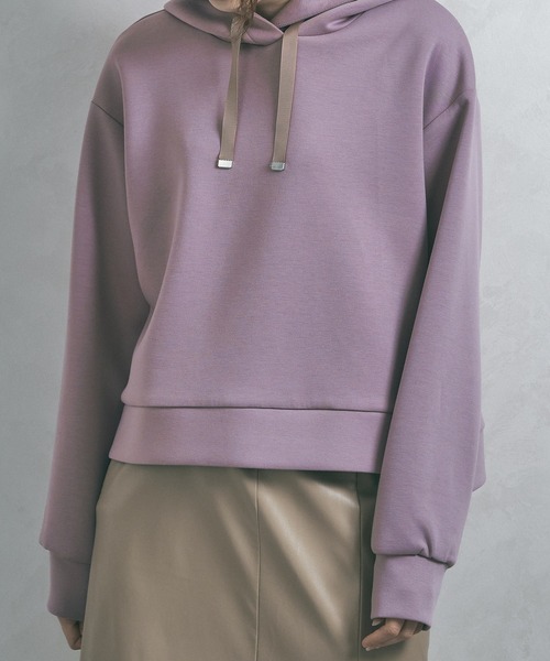 MISCH MASCH（ミッシュマッシュ）の「■2023秋冬新作■ダンボールニットプルオーバー/MM338203（パーカー・レディース・モカ/ライトブルー/ピンク/ブラック・M/S）」の19枚目の写真