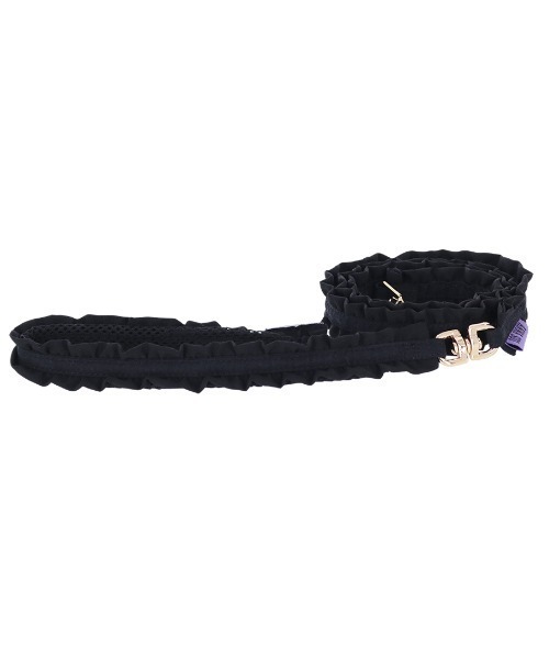 ANNA SUI(アナスイ)の「ANNA SUI/フリルリードS(リード/ハーネス/首輪・レディース・ブラック/パープル・S)」の2枚目の写真