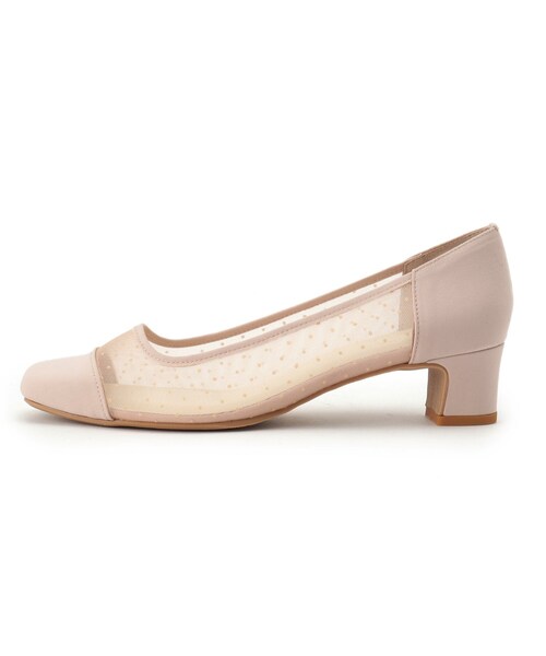 ESPERANZA(エスペランサ)の「◆メッシュドットヒールパンプス 結婚式二次会 パーティー(パンプス・レディース・チョコ/ブラック系8・24.0cm/23.5cm/22.5cm/24.5cm/23.0cm)」の6枚目の写真
