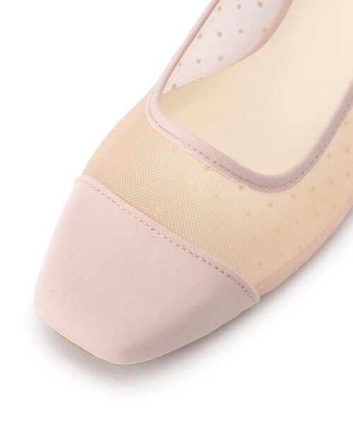ESPERANZA(エスペランサ)の「◆メッシュドットヒールパンプス 結婚式二次会 パーティー(パンプス・レディース・チョコ/ブラック系8・24.0cm/23.5cm/22.5cm/24.5cm/23.0cm)」の10枚目の写真