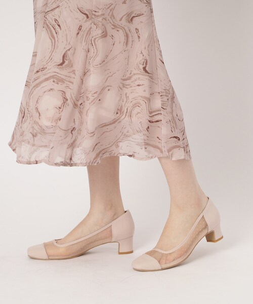 ESPERANZA(エスペランサ)の「◆メッシュドットヒールパンプス 結婚式二次会 パーティー(パンプス・レディース・チョコ/ブラック系8・24.0cm/23.5cm/22.5cm/24.5cm/23.0cm)」の18枚目の写真