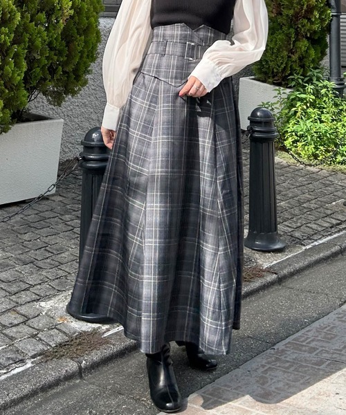 INGNI（イング）の「コルセットドッキングフレア／スカート（スカート