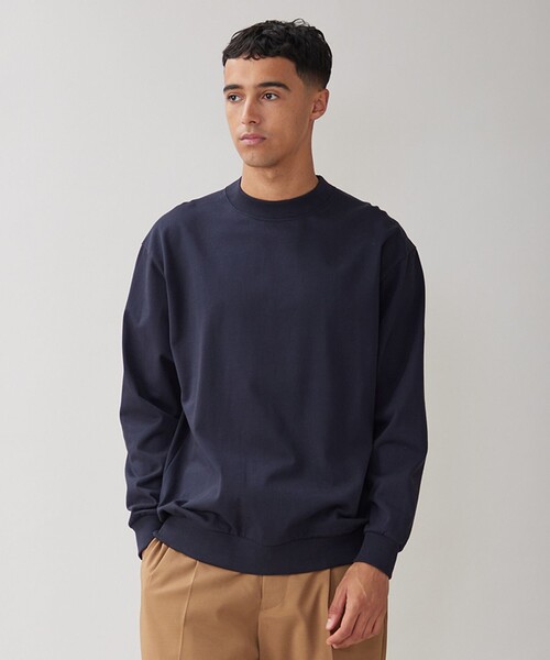 UNFILO(アンフィーロ)の「コットン クルーネックTEE(Tシャツ/カットソー・メンズ・ホワイト系/ワイン系/ネイビー系・SMALL/LARGE/MEDIUM/X-LARGE)」の3枚目の写真