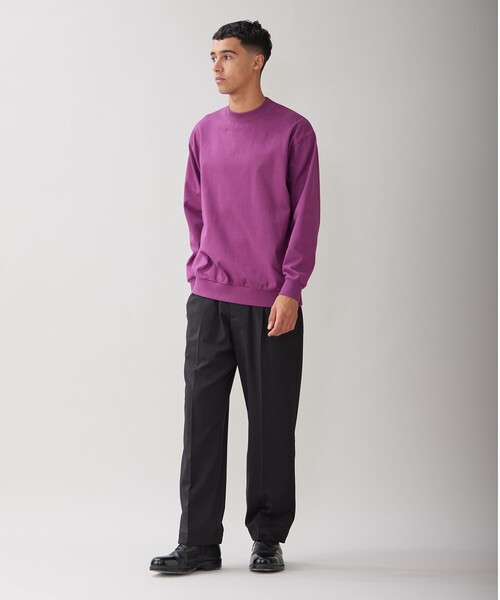UNFILO(アンフィーロ)の「コットン クルーネックTEE(Tシャツ/カットソー・メンズ・ホワイト系/ワイン系/ネイビー系・SMALL/LARGE/MEDIUM/X-LARGE)」の13枚目の写真