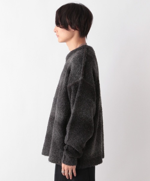 RAGEBLUE(レイジブルー)の「ブークレグラデーションクルーネックルーズニット(ニット/セーター・メンズ・ブラウン/ブラック/ブルー・MEDIUM/LARGE)」の20枚目の写真