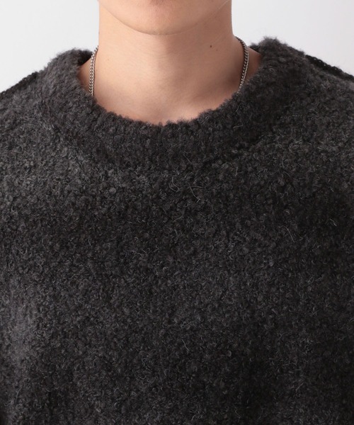 RAGEBLUE(レイジブルー)の「ブークレグラデーションクルーネックルーズニット(ニット/セーター・メンズ・ブラウン/ブラック/ブルー・MEDIUM/LARGE)」の17枚目の写真