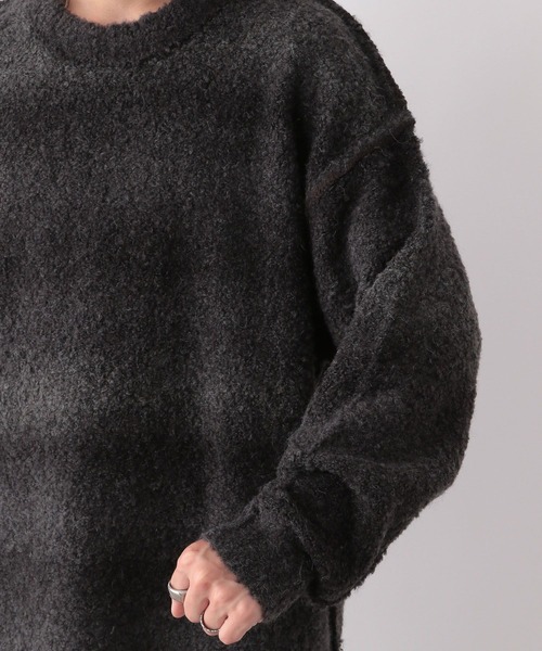 RAGEBLUE(レイジブルー)の「ブークレグラデーションクルーネックルーズニット(ニット/セーター・メンズ・ブラウン/ブラック/ブルー・MEDIUM/LARGE)」の22枚目の写真