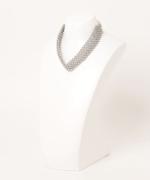 LOWRYS FARM（ローリーズファーム）の「ボールチェーンチョーカー　976392（チョーカー・レディース・オフホワイト/シルバー・FREE）」の8枚目の写真