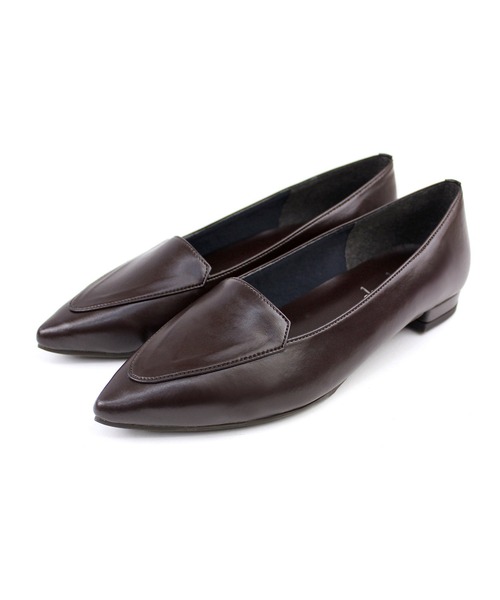 chocolates（チョコラテス）の「ポインテッドトゥ ローファーパンプス【日本製】（パンプス・レディース・ブラック/ブラウン/ホワイト/ベージュ・23.5cm/23cm/22cm/25cm/24cm/24.5cm/22.5cm）」の12枚目の写真