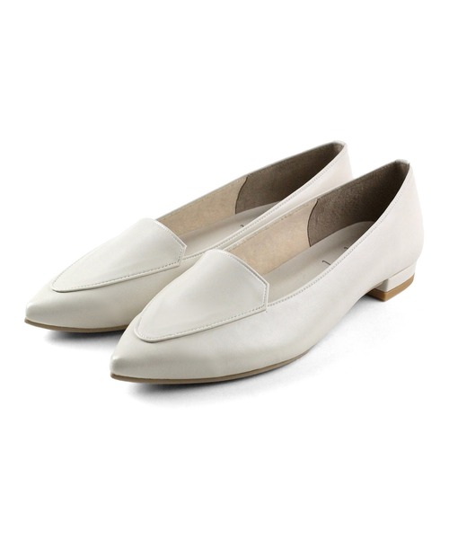 chocolates（チョコラテス）の「ポインテッドトゥ ローファーパンプス【日本製】（パンプス・レディース・ブラック/ブラウン/ホワイト/ベージュ・23.5cm/23cm/22cm/25cm/24cm/24.5cm/22.5cm）」の14枚目の写真