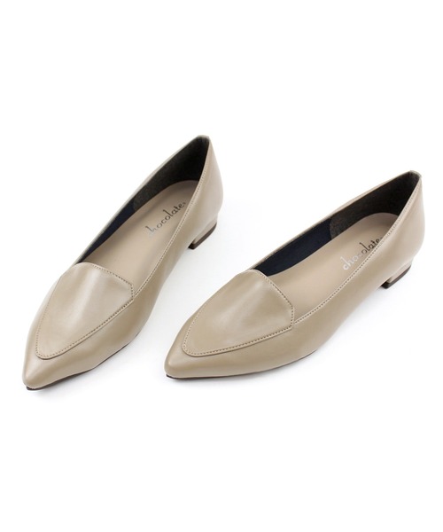 chocolates（チョコラテス）の「ポインテッドトゥ ローファーパンプス【日本製】（パンプス・レディース・ブラック/ブラウン/ホワイト/ベージュ・23.5cm/23cm/22cm/25cm/24cm/24.5cm/22.5cm）」の15枚目の写真