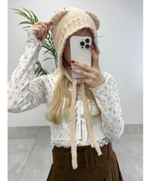 PHILLY（フィリー）の「【PHILLY】クマ耳ニットキャップ（ニットキャップ/ビーニー）」