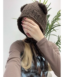 PHILLY | 【PHILLY】クマ耳ニットキャップ(ニットキャップ/ビーニー)