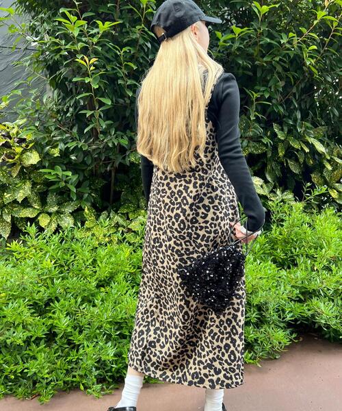 PHILLY（フィリー）の「【PHILLY】レオパードキャミワンピース（ワンピース・レディース・ベージュ・FREE）」の7枚目の写真