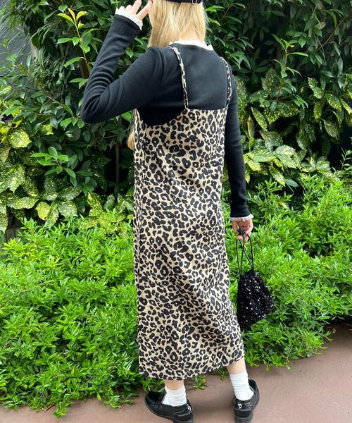 PHILLY（フィリー）の「【PHILLY】レオパードキャミワンピース（ワンピース・レディース・ベージュ・FREE）」の8枚目の写真