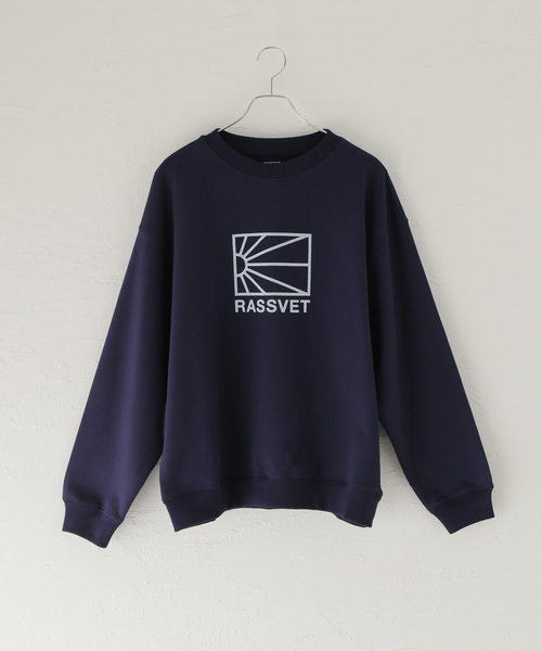 RASSVET/ラスベート】LOGO CREWNECK SWEATSHIRT KNIT：ニットの通販は 