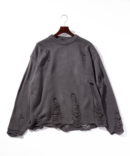 Y’s company limited bis ダメージ加工 チルデン ニット Y's company limited bis ダメージ加工 チルデン ニット