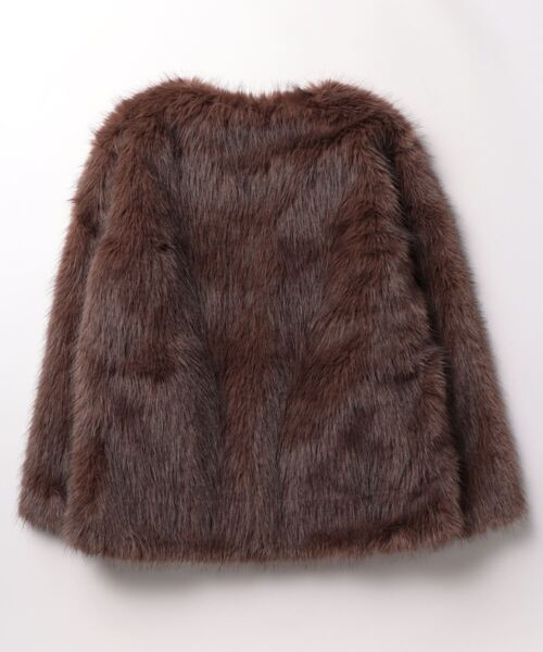 archives(アルシーヴ)の「〈Ltd.〉NoCollar Volume Fur Coat(その他アウター・レディース・ブラウン/アイボリー・MEDIUM)」の10枚目の写真