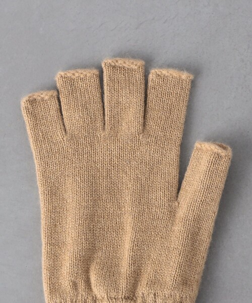 別注】＜Johnstons of Elgin＞ カシミヤ フィンガーレスグローブ