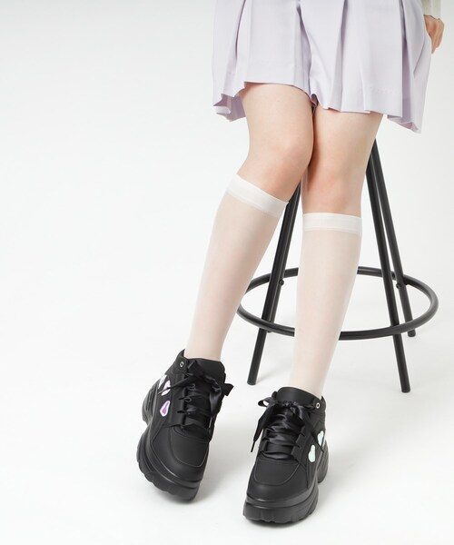 cs T&P(シーエスティーアンドピー)の「厚底ハートスニーカー(スニーカー・レディース・ブルー/ホワイト/ブラック・S/M/L/LL)」の13枚目の写真