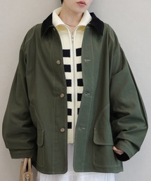 RAGEBLUE | 襟コーデュロイ/ハンティングジャケット(ミリタリージャケット)